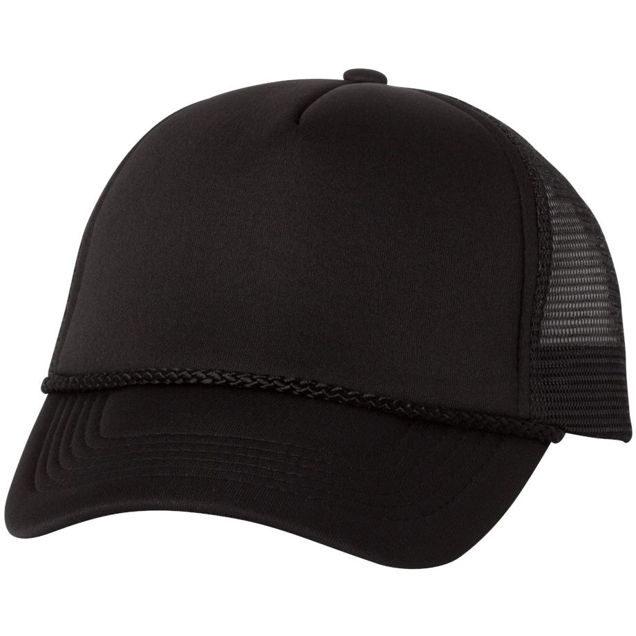 White Foam Ball Caps - Valucap - Mesh Back Design