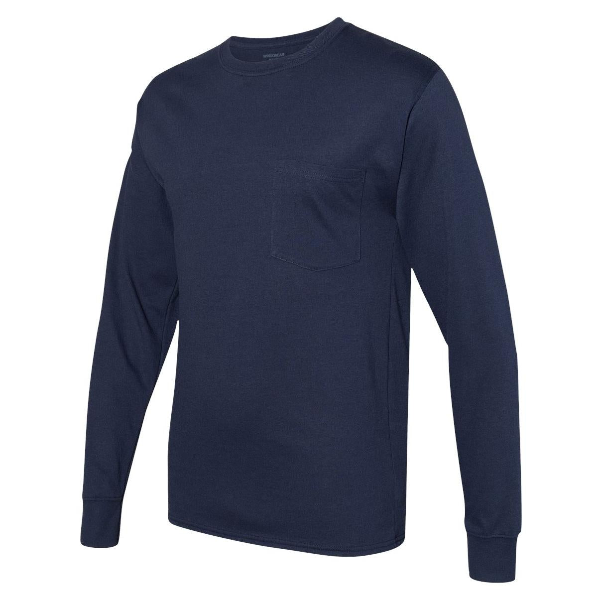 Light Steel T-Shirts - Hanes - Comfortable Pocket Tee