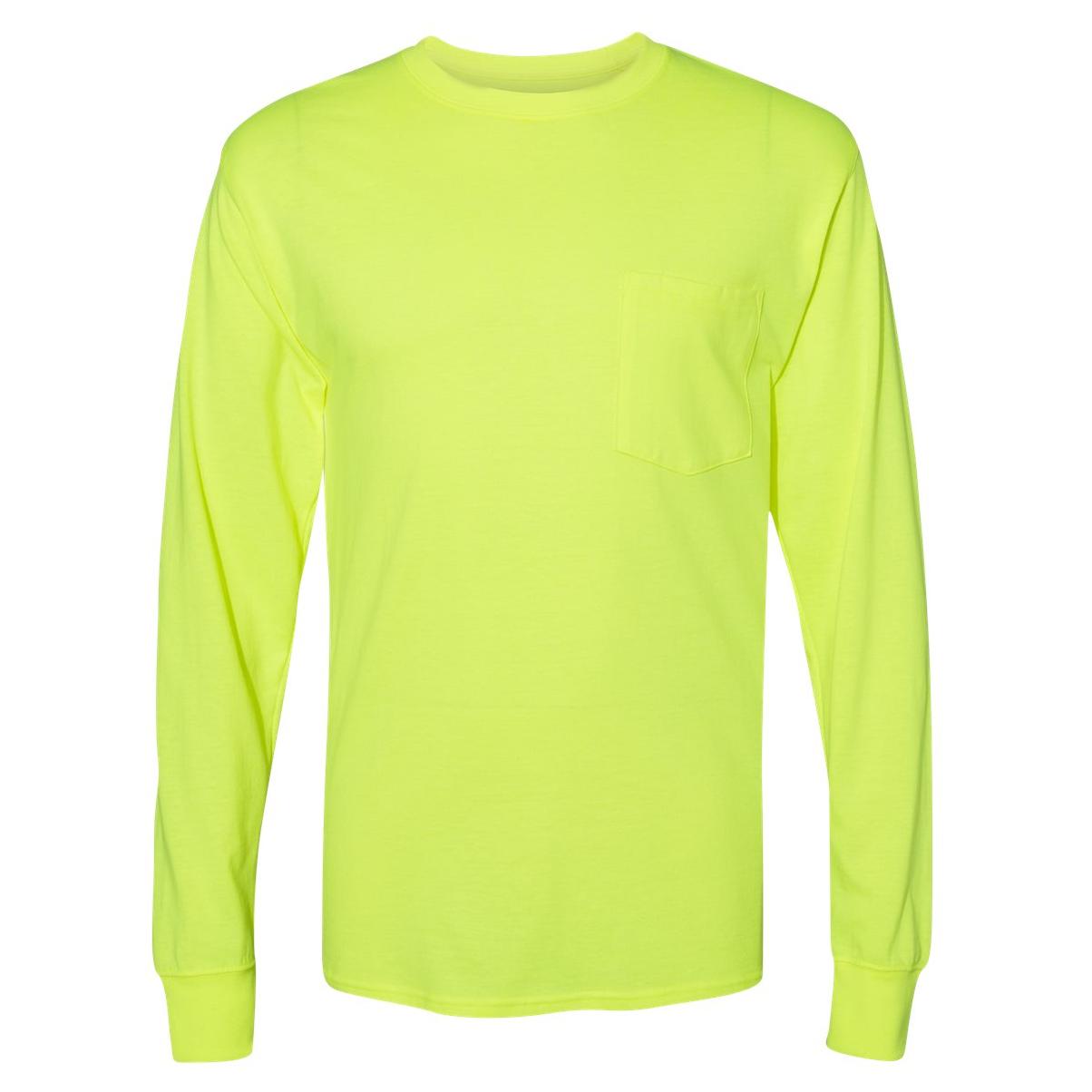 Light Steel T-Shirts - Hanes - Comfortable Pocket Tee