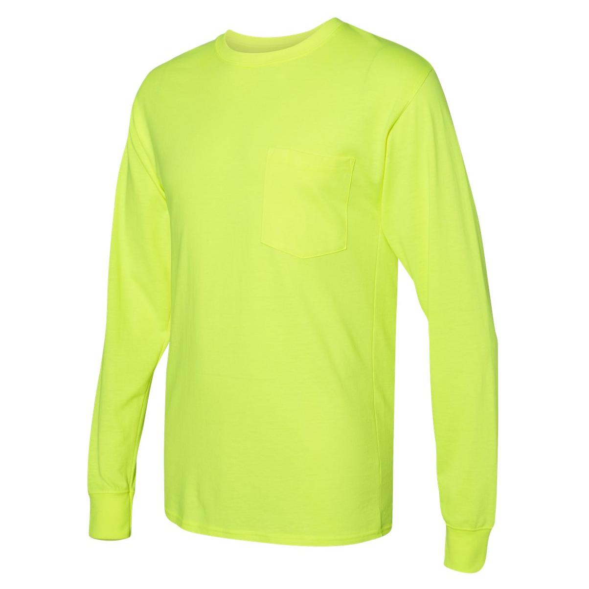 Light Steel T-Shirts - Hanes - Comfortable Pocket Tee