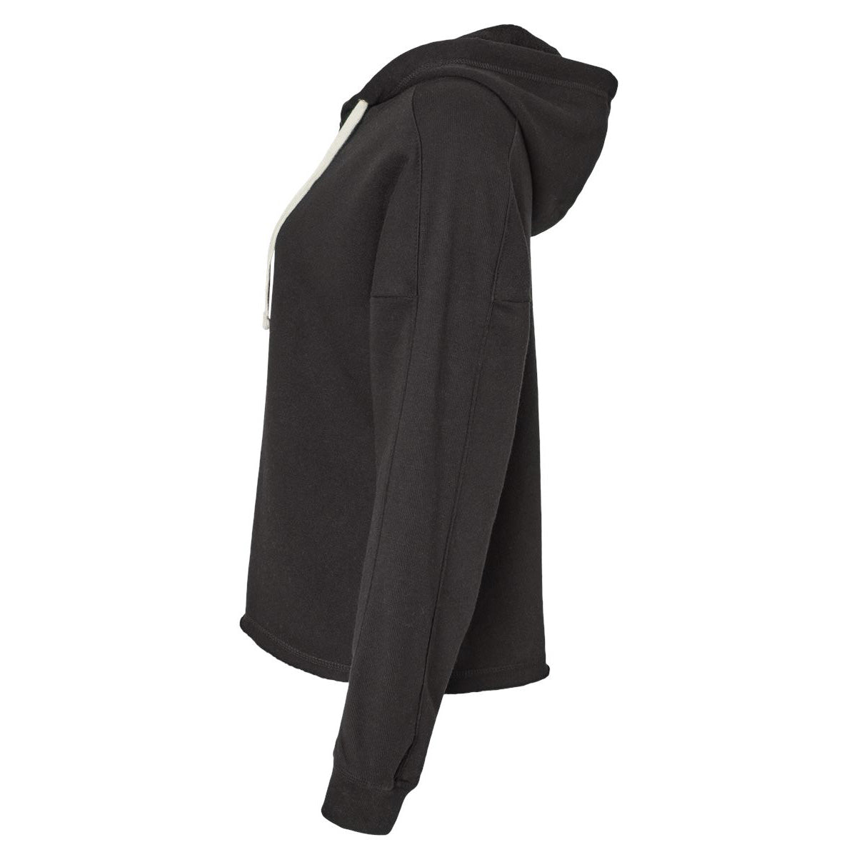 Black Sweatshirts - MV Sport - Cozy Fleece Crop Hoodie