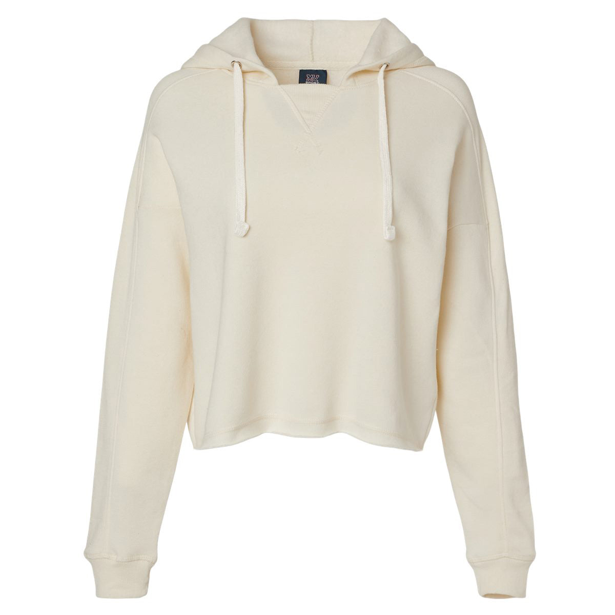 Black Sweatshirts - MV Sport - Cozy Fleece Crop Hoodie
