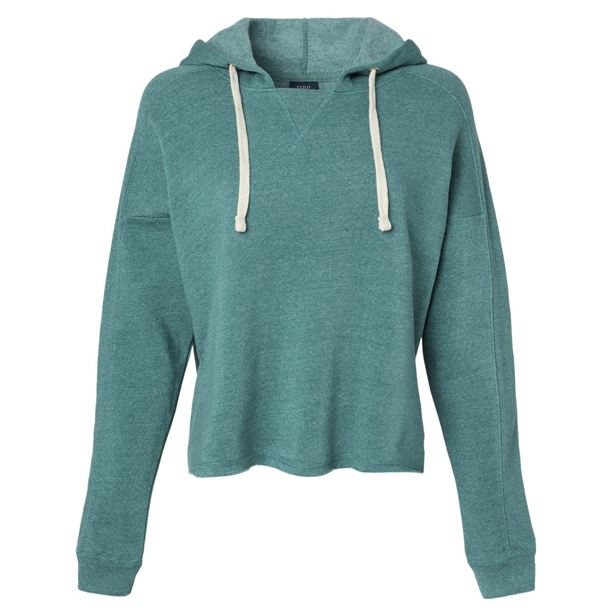 Black Sweatshirts - MV Sport - Cozy Fleece Crop Hoodie