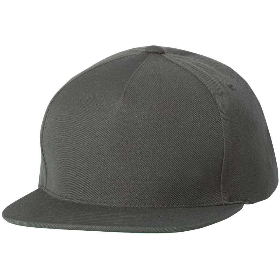 Black Flat Brim Hat - YP Classics - Snapback Style