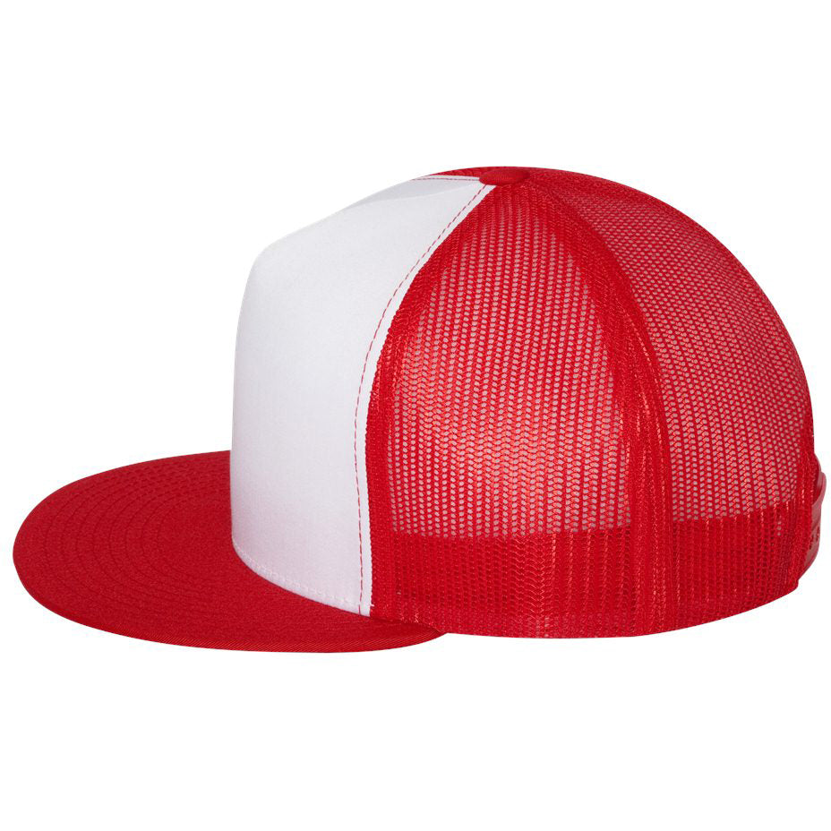 Black Flat Brim Hats - YP Classics - Stylish Trucker Cap