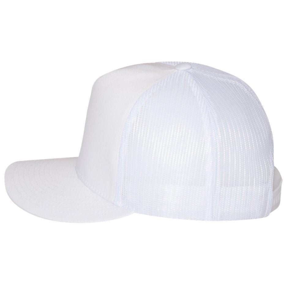 Black Flat Brim Hats - YP Classics - Stylish Trucker Cap