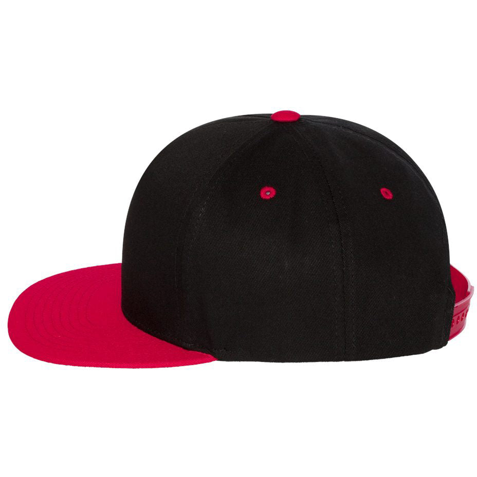 Black Flat Brim Hat - YP Classics - Cotton Twill