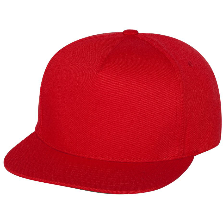 Black Flat Brim Hat - YP Classics - Cotton Twill