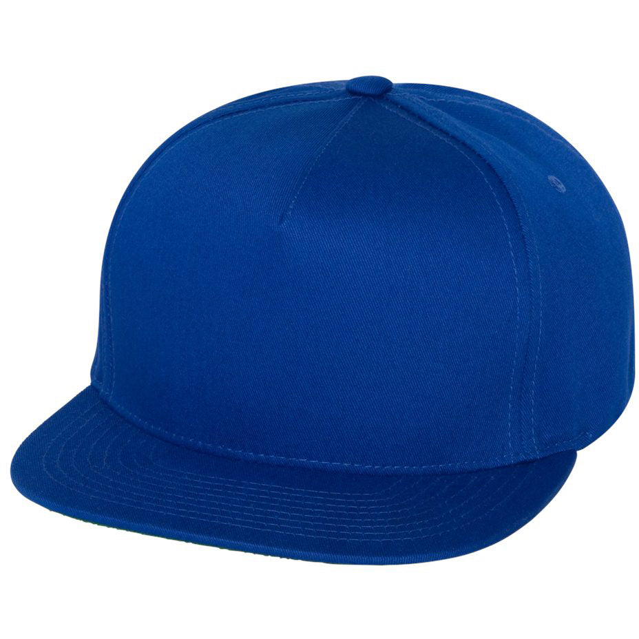 Black Flat Brim Hat - YP Classics - Cotton Twill
