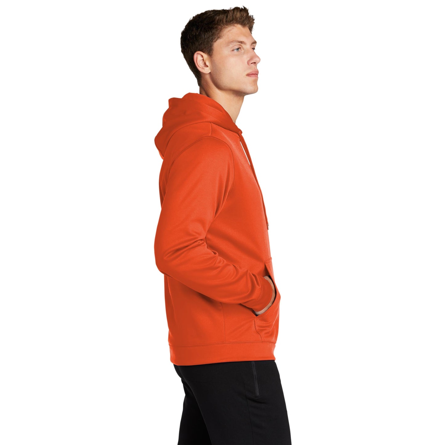 Deep Orange Sweatshirt - Sport-Tek - Sport-Wick Fleece