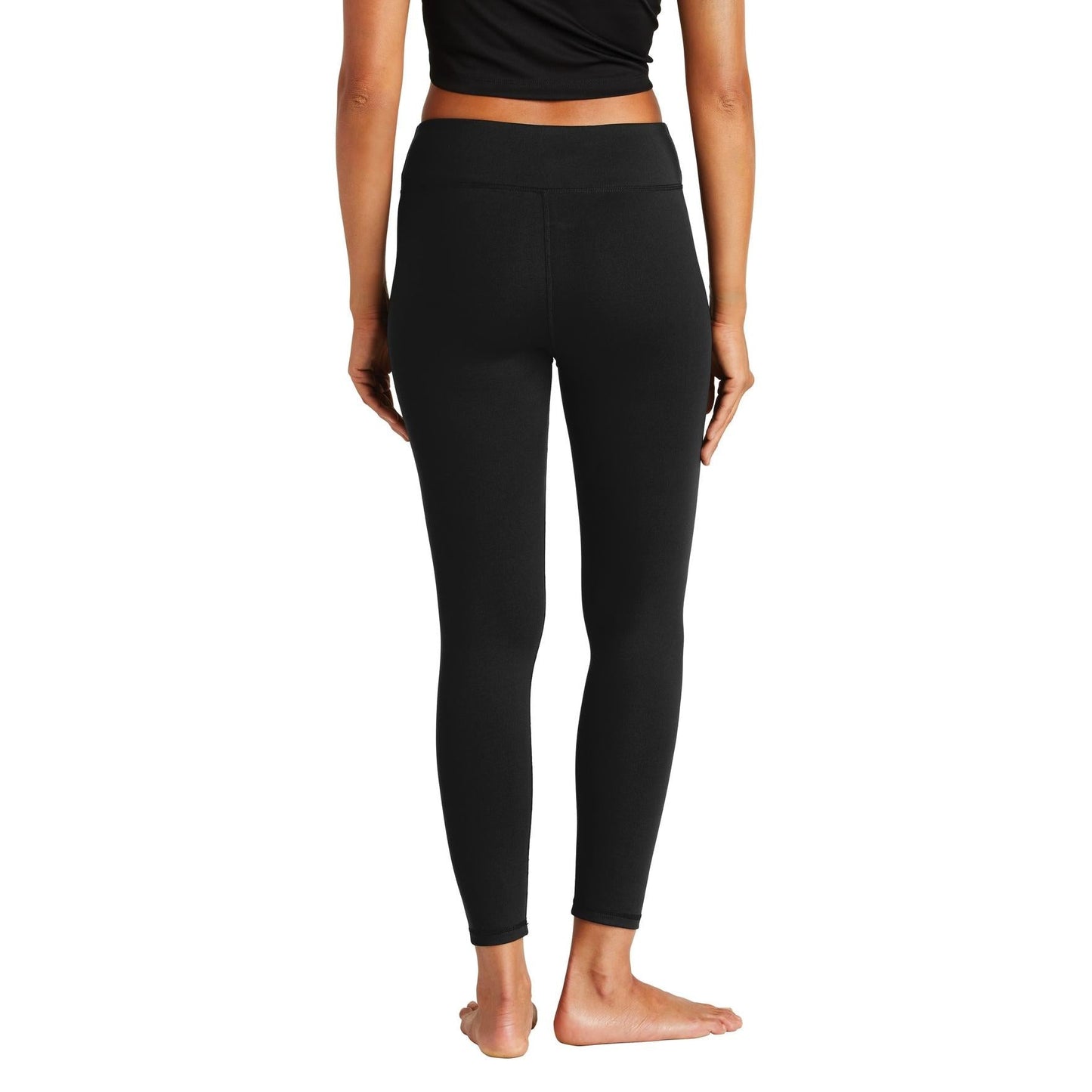 Black Leggings - Sport-Tek - Moisture-Wicking Jersey