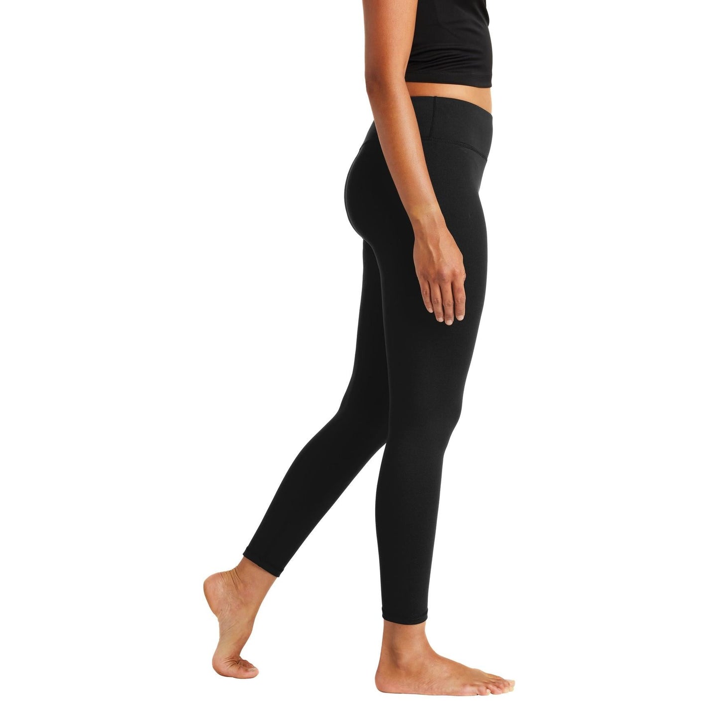 Black Leggings - Sport-Tek - Moisture-Wicking Jersey