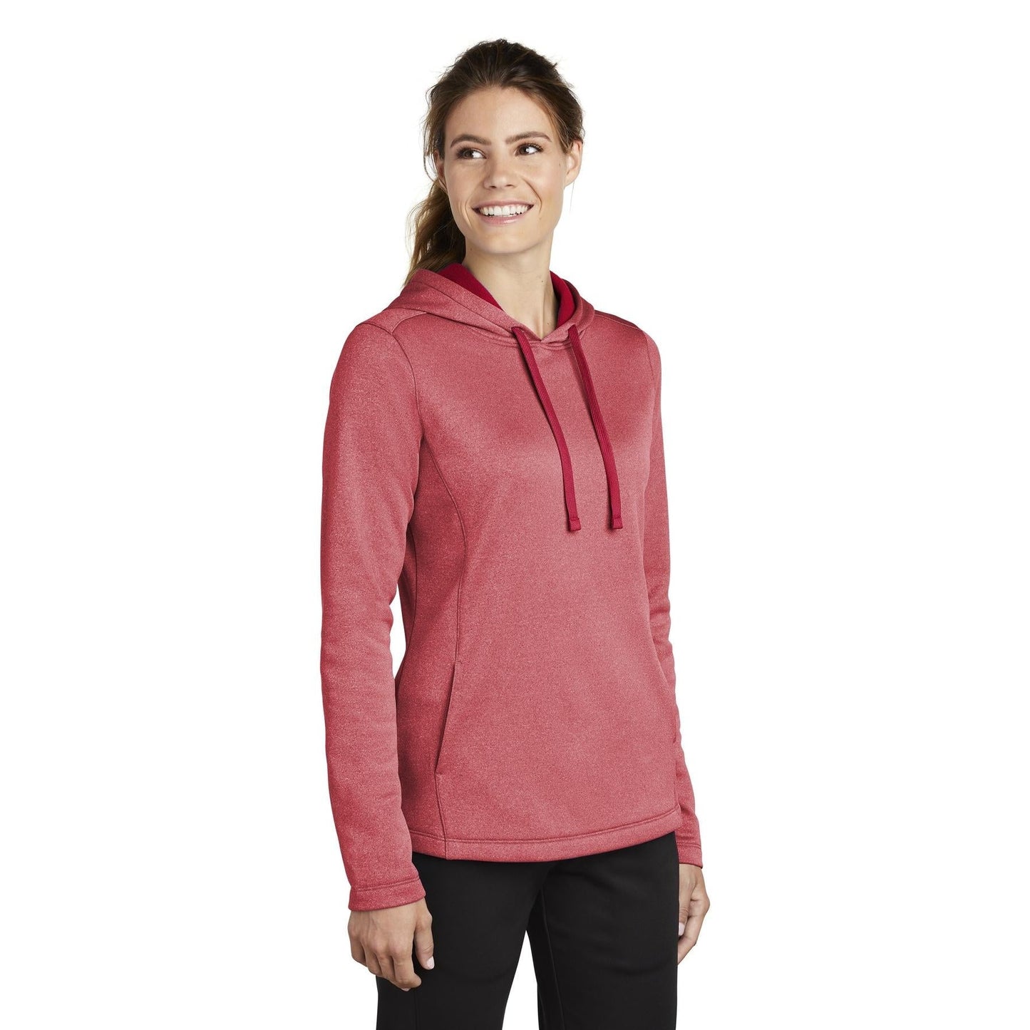 Black Heather Sweatshirt - Sport-Tek - Moisture-Wicking