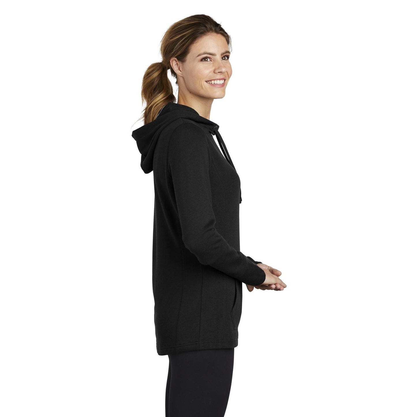 Black Triad Heather Sweatshirt - Sport-Tek - Soft Fleece - Comfort
