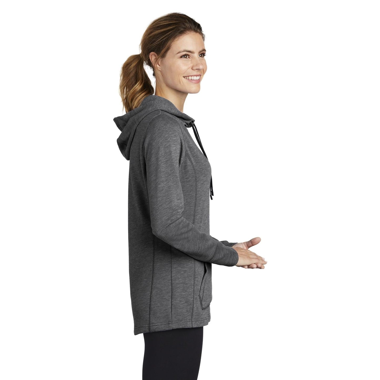 Black Triad Heather Sweatshirt - Sport-Tek - Soft Fleece - Comfort