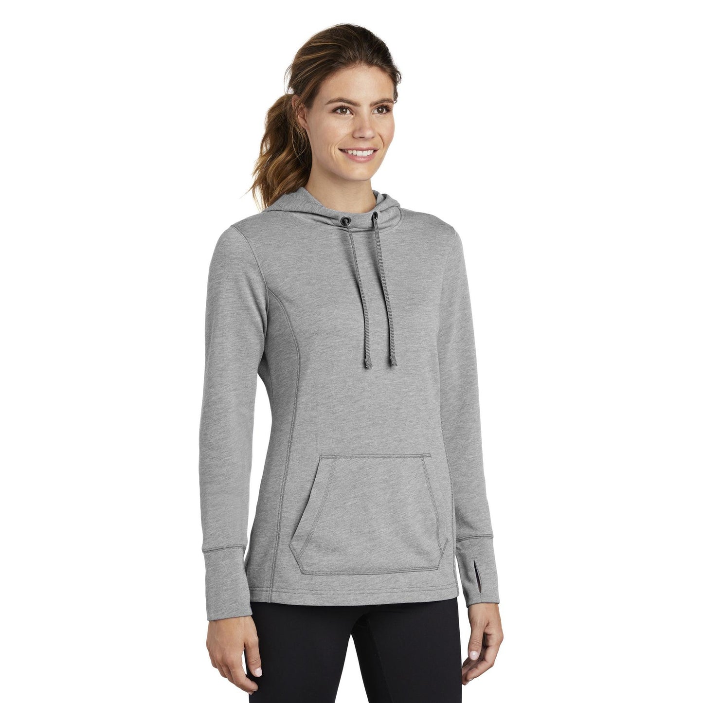 Black Triad Heather Sweatshirt - Sport-Tek - Soft Fleece - Comfort