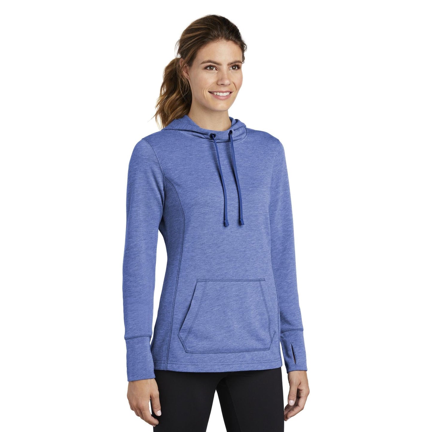 Black Triad Heather Sweatshirt - Sport-Tek - Soft Fleece - Comfort