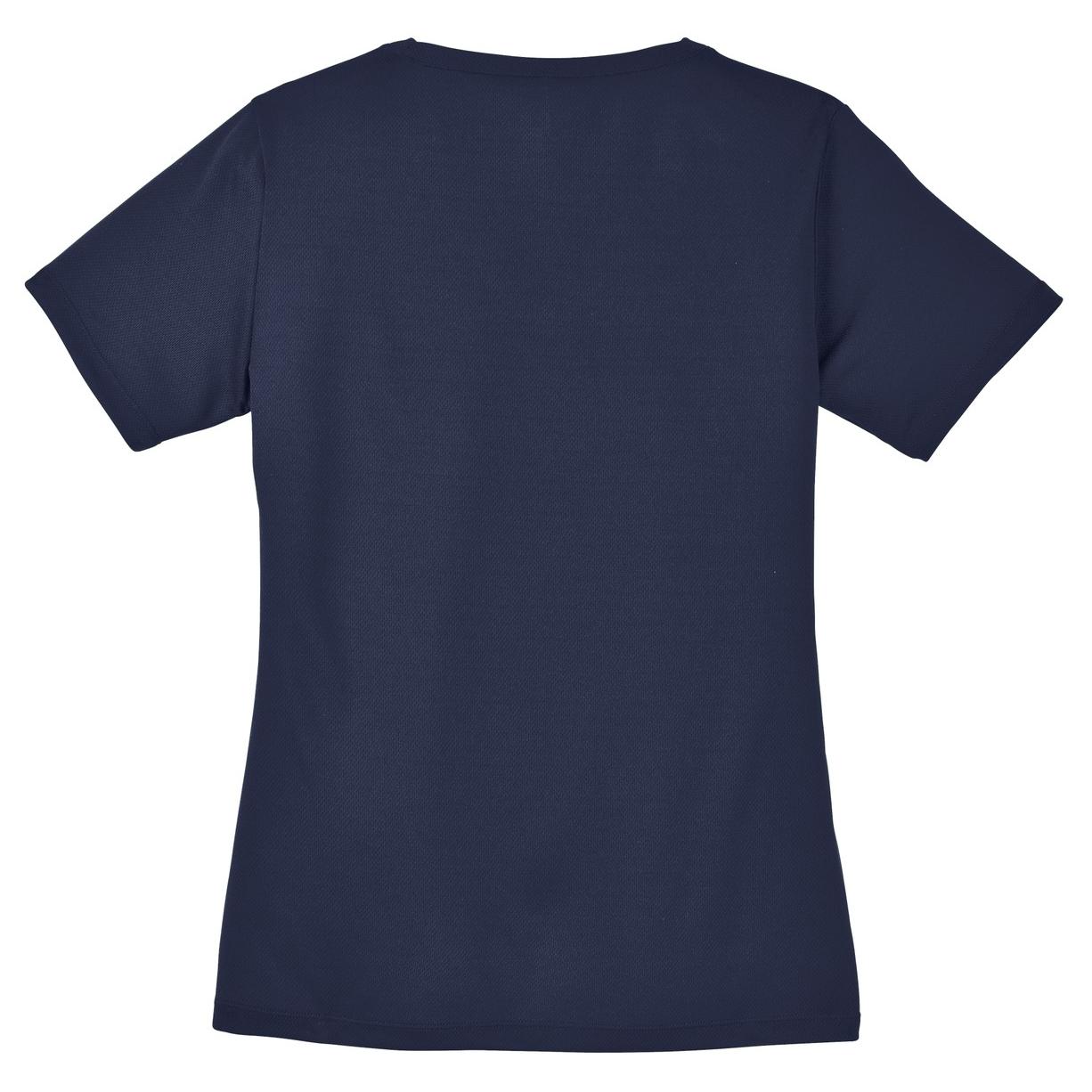 Black V-Neck Tee - Sport-Tek - Stylish Polyester Blend