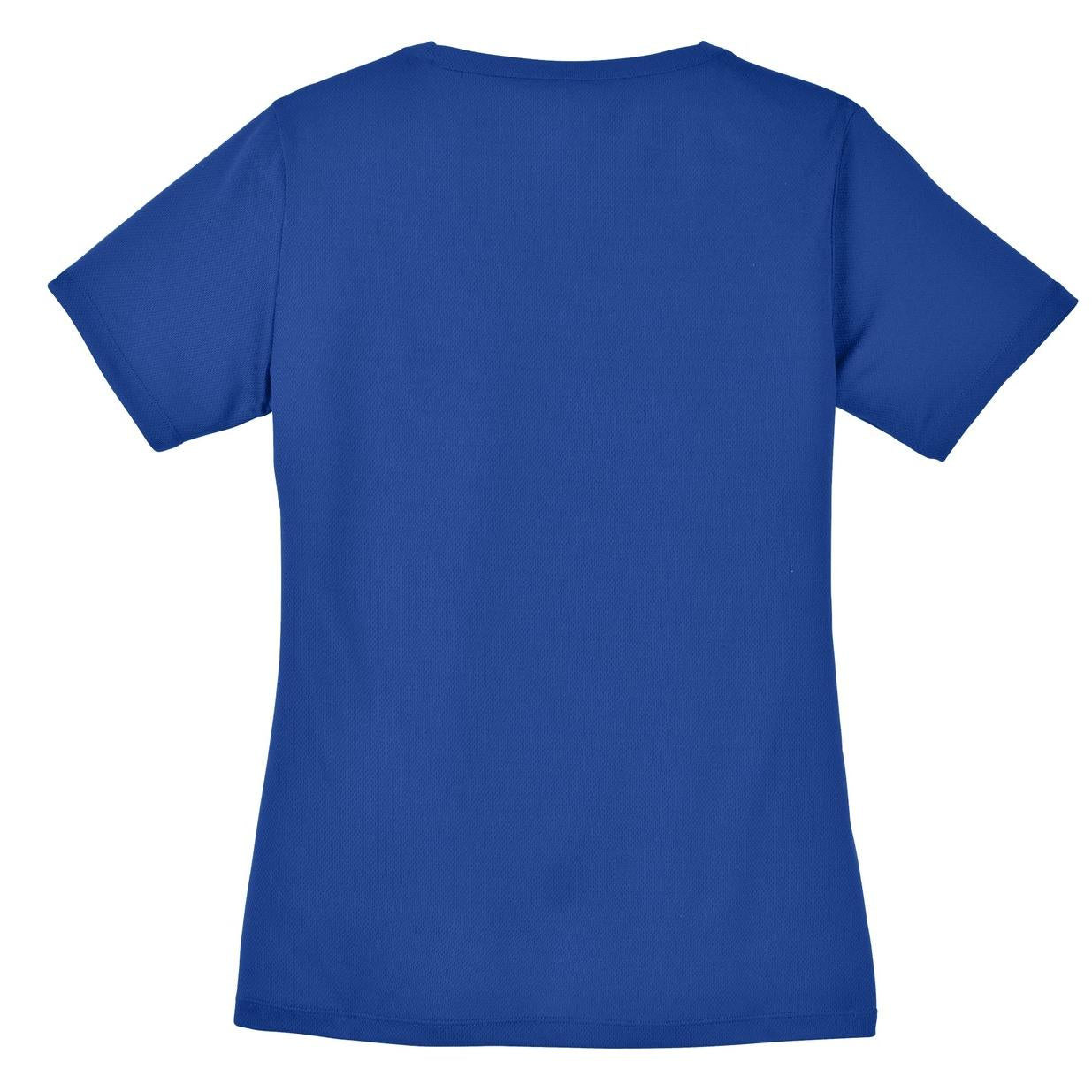 Black V-Neck Tee - Sport-Tek - Stylish Polyester Blend