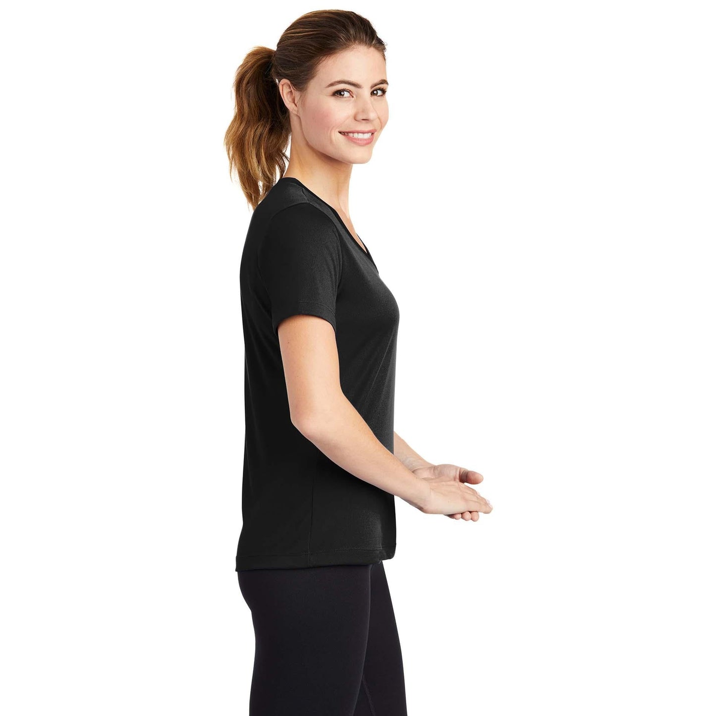 Black T-Shirts - Sport-Tek - Comfortable Polyester