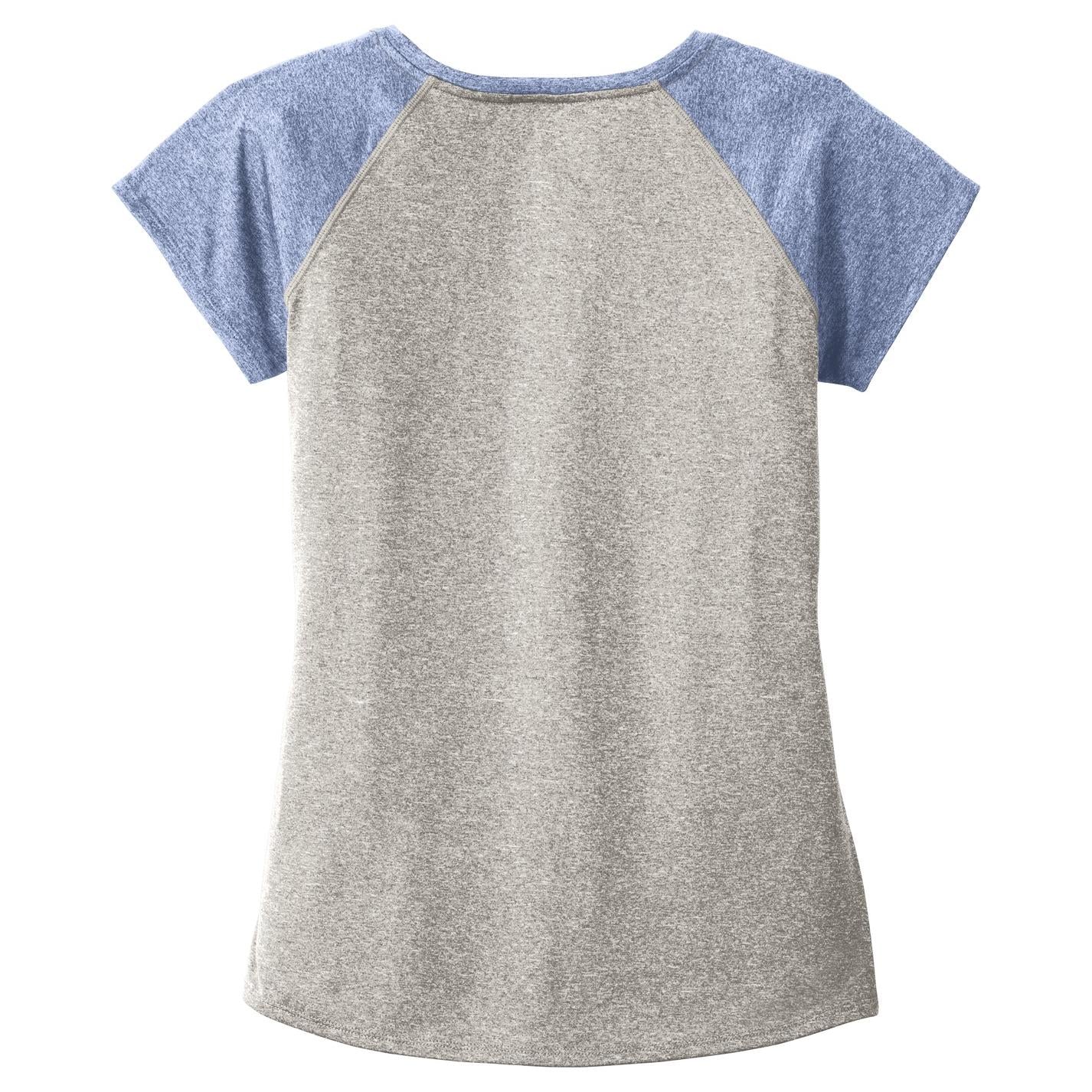 Pink Heather T-Shirt - Sport-Tek - Stylish Scoop Neck Tee