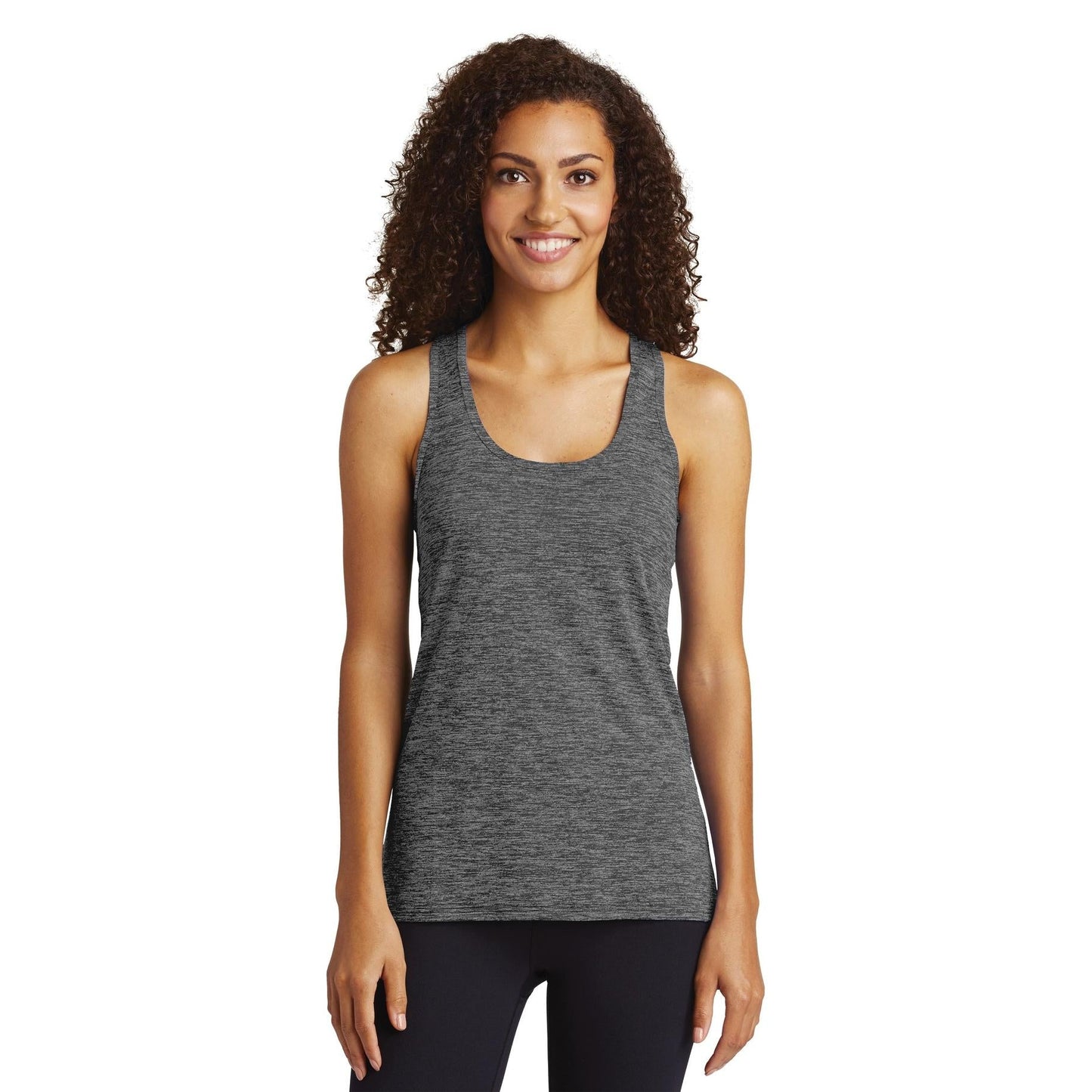 Black Electric Tank Top - Sport-Tek - PosiCharge Fabric