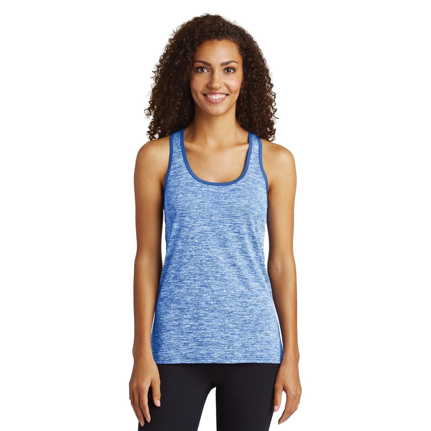 Black Electric Tank Top - Sport-Tek - PosiCharge Fabric