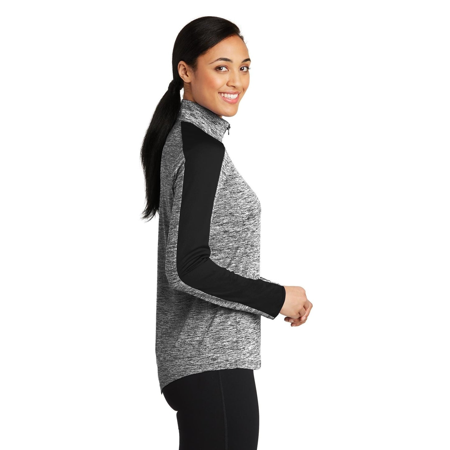 Black Electric Sweatshirt - Sport-Tek - Lightweight Fit