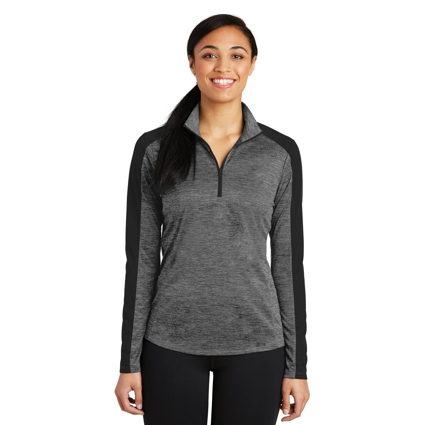 Black Electric Sweatshirt - Sport-Tek - Lightweight Fit