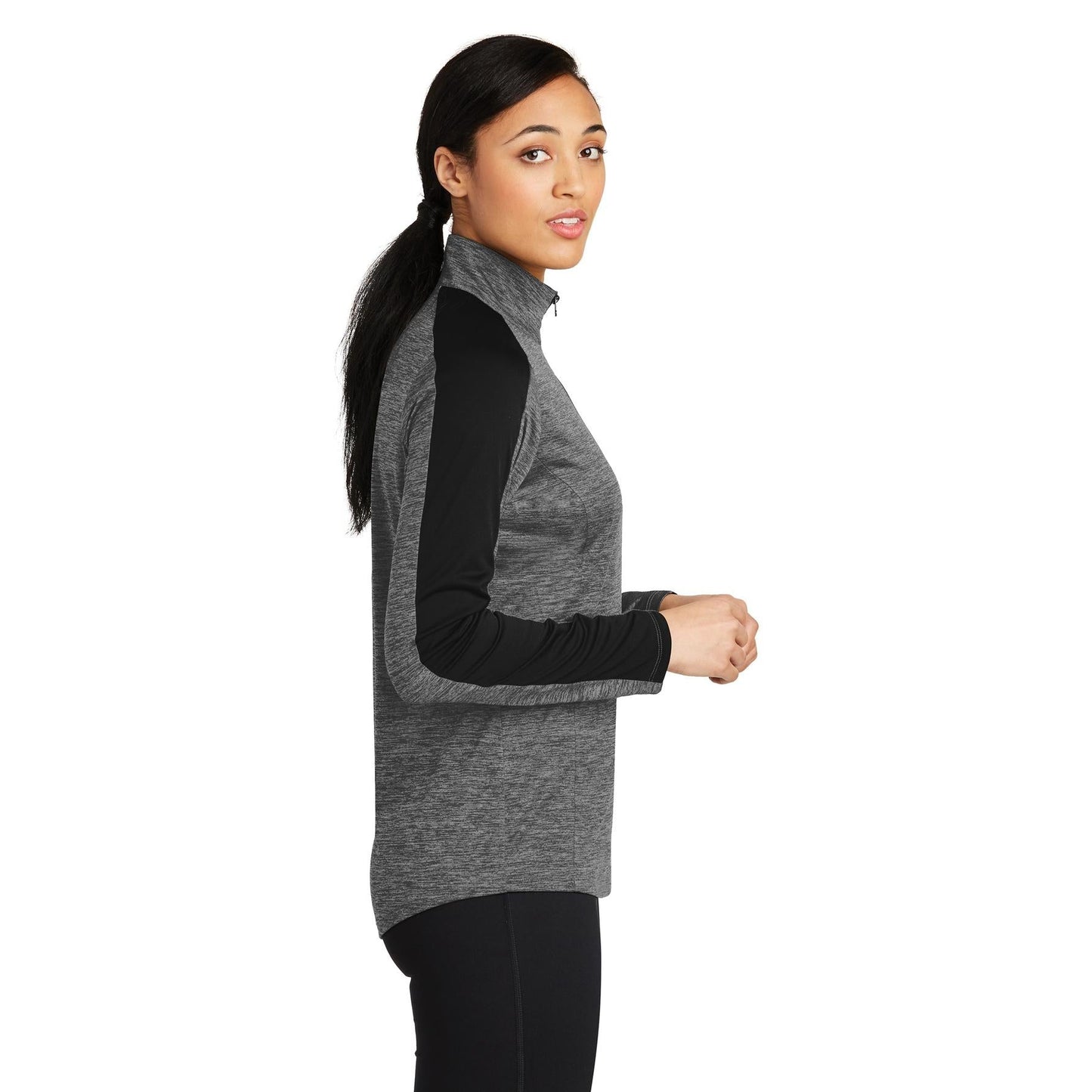 Black Electric Sweatshirt - Sport-Tek - Lightweight Fit