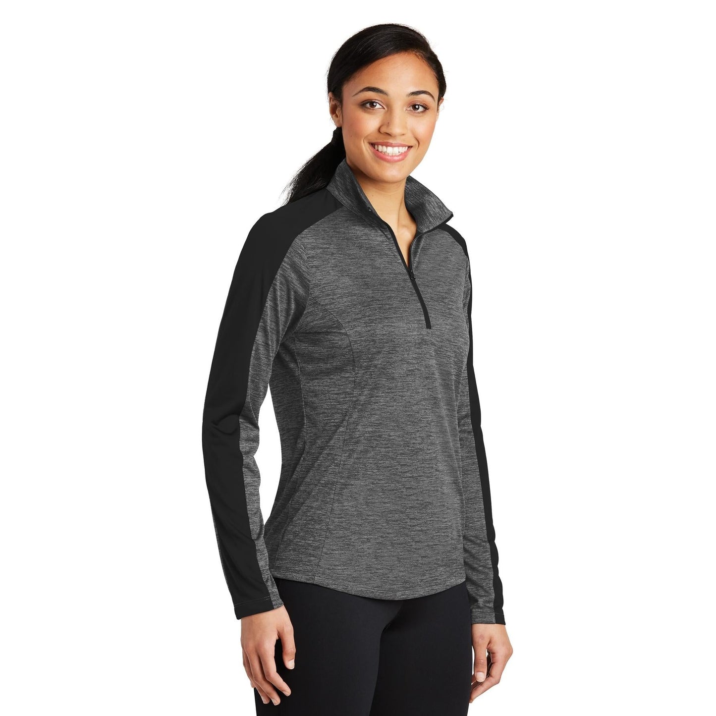 Black Electric Sweatshirt - Sport-Tek - Lightweight Fit