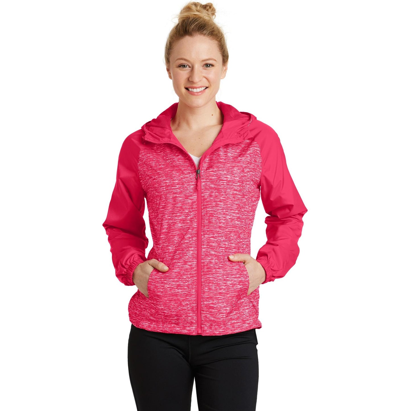 Pink Heather Jacket - Sport-Tek - Comfortable Design