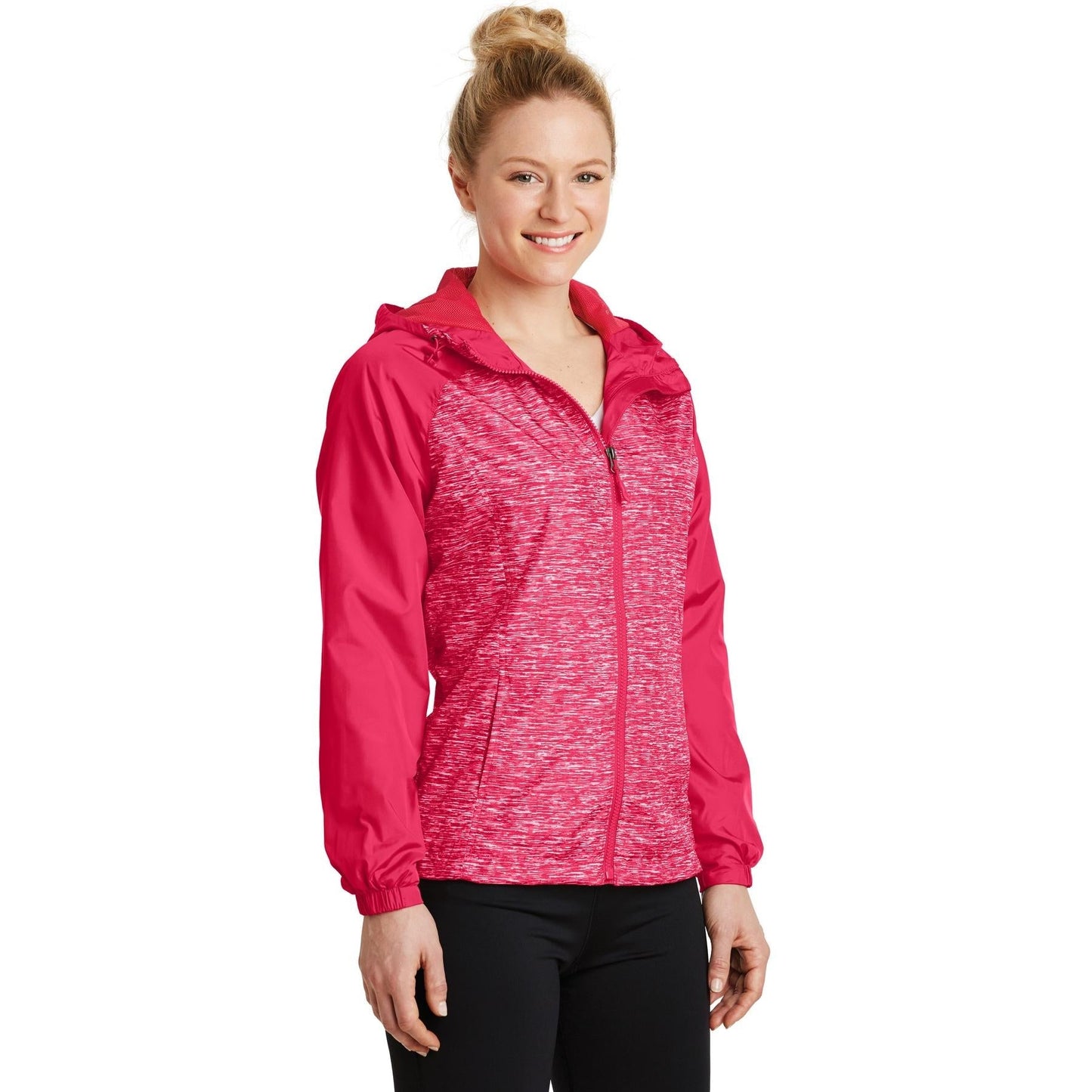 Pink Heather Jacket - Sport-Tek - Comfortable Design
