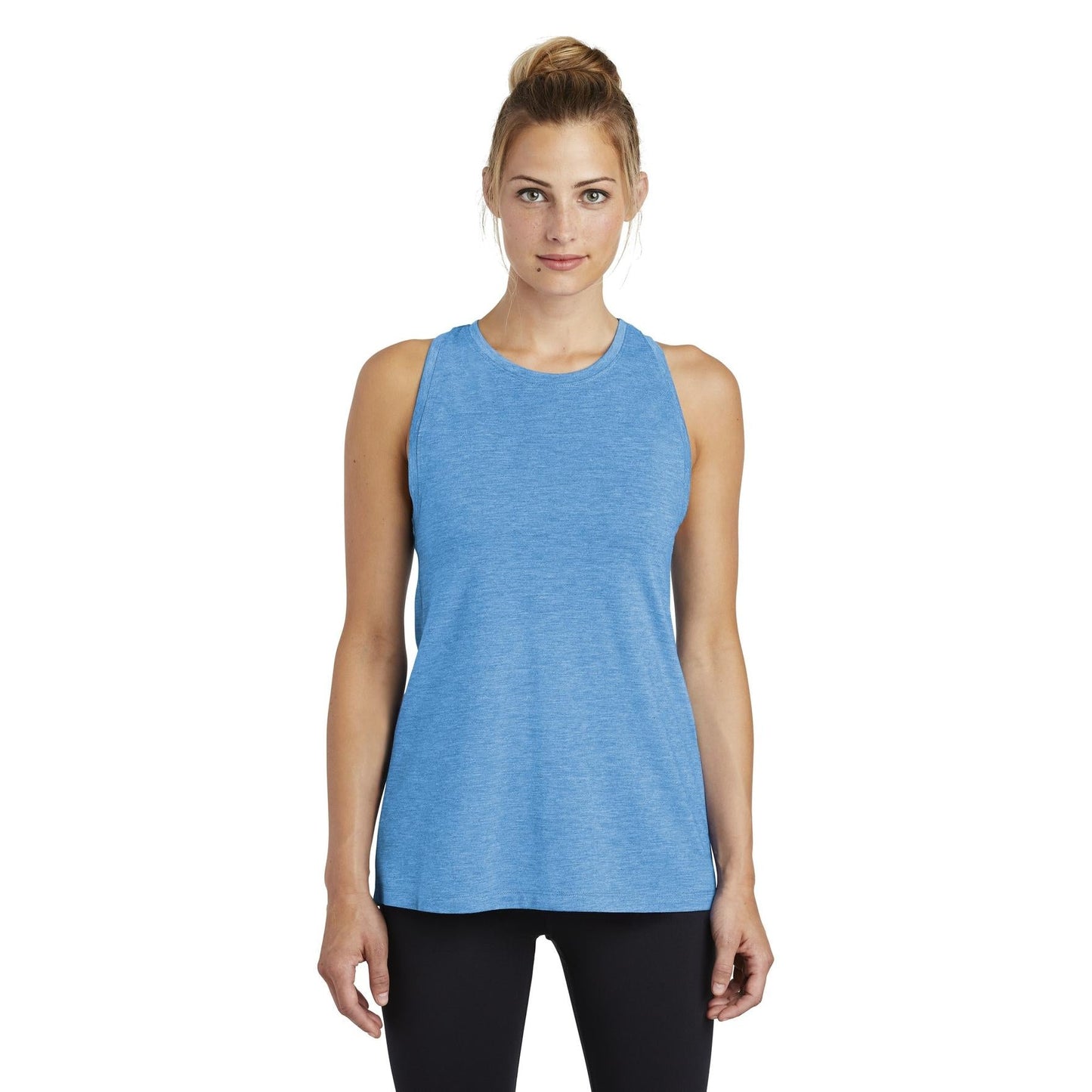 Black Triad Heather Tank - Sport-Tek - Soft Fabric