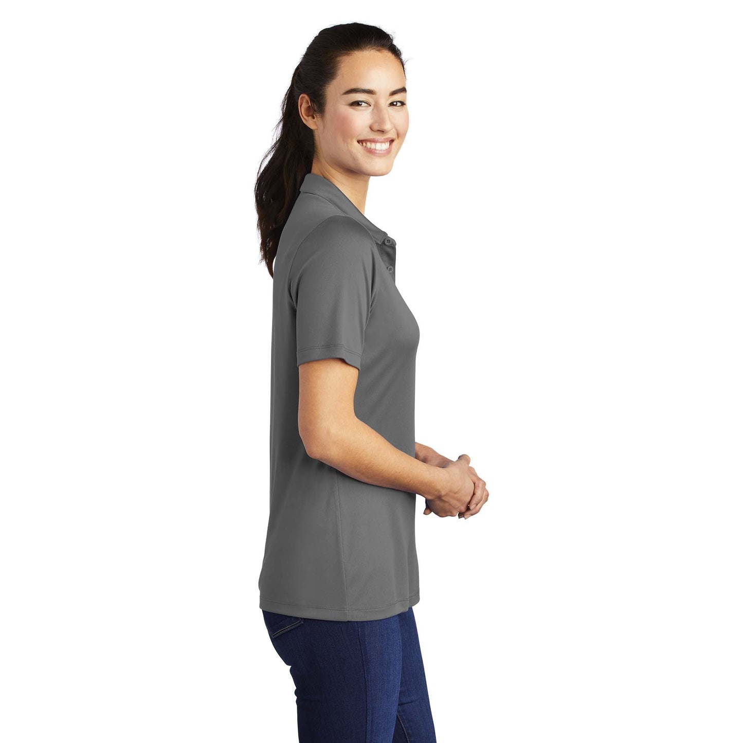 Black Polo Shirts - Sport-Tek - Soft Polyester