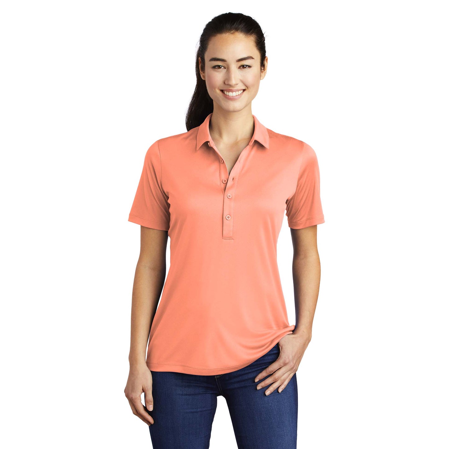 Black Polo Shirts - Sport-Tek - Soft Polyester