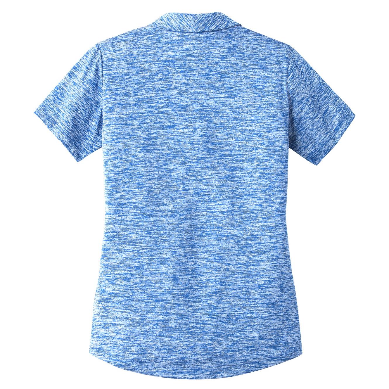 Black Electric Polo - Sport-Tek - Stylish Heather Design