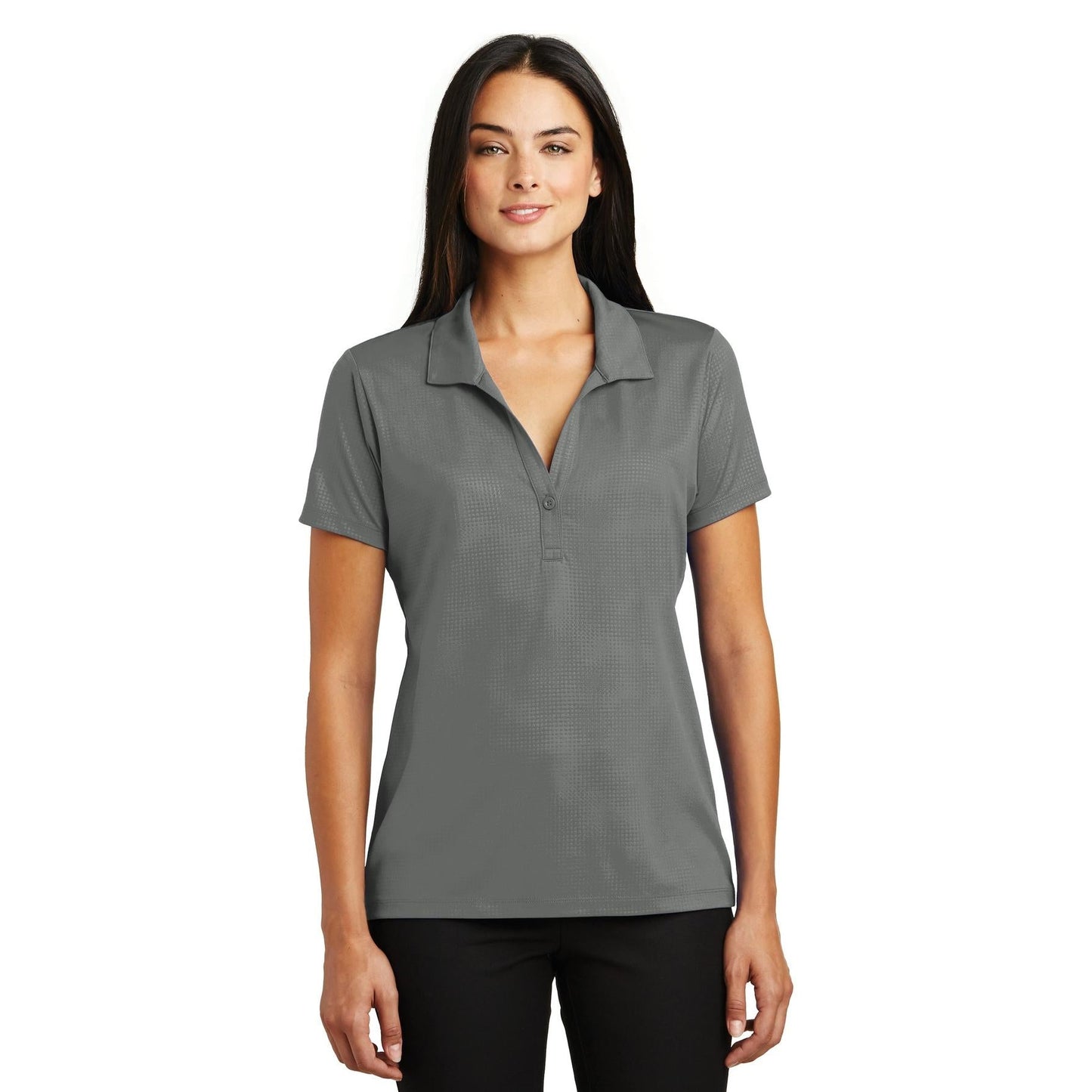 Black Polo Shirts - Sport-Tek - Embossed Polyester