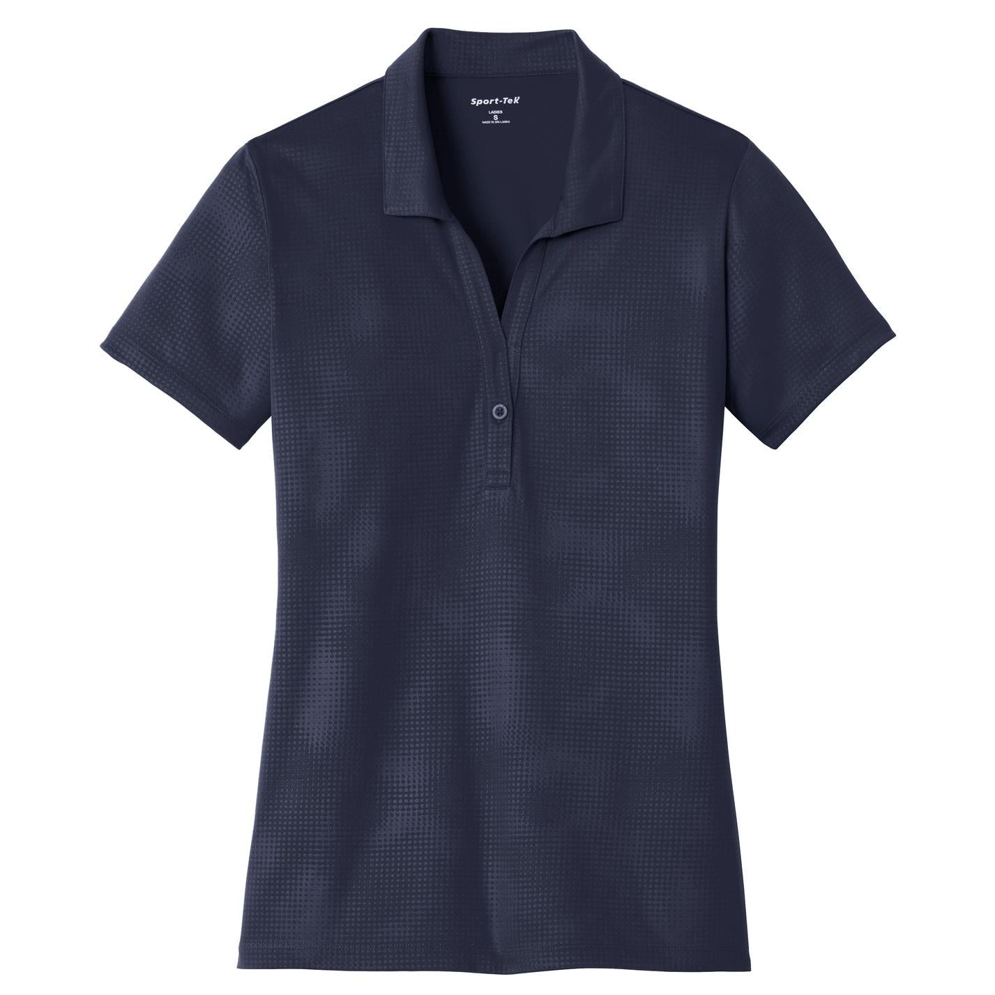 Black Polo Shirts - Sport-Tek - Embossed Polyester
