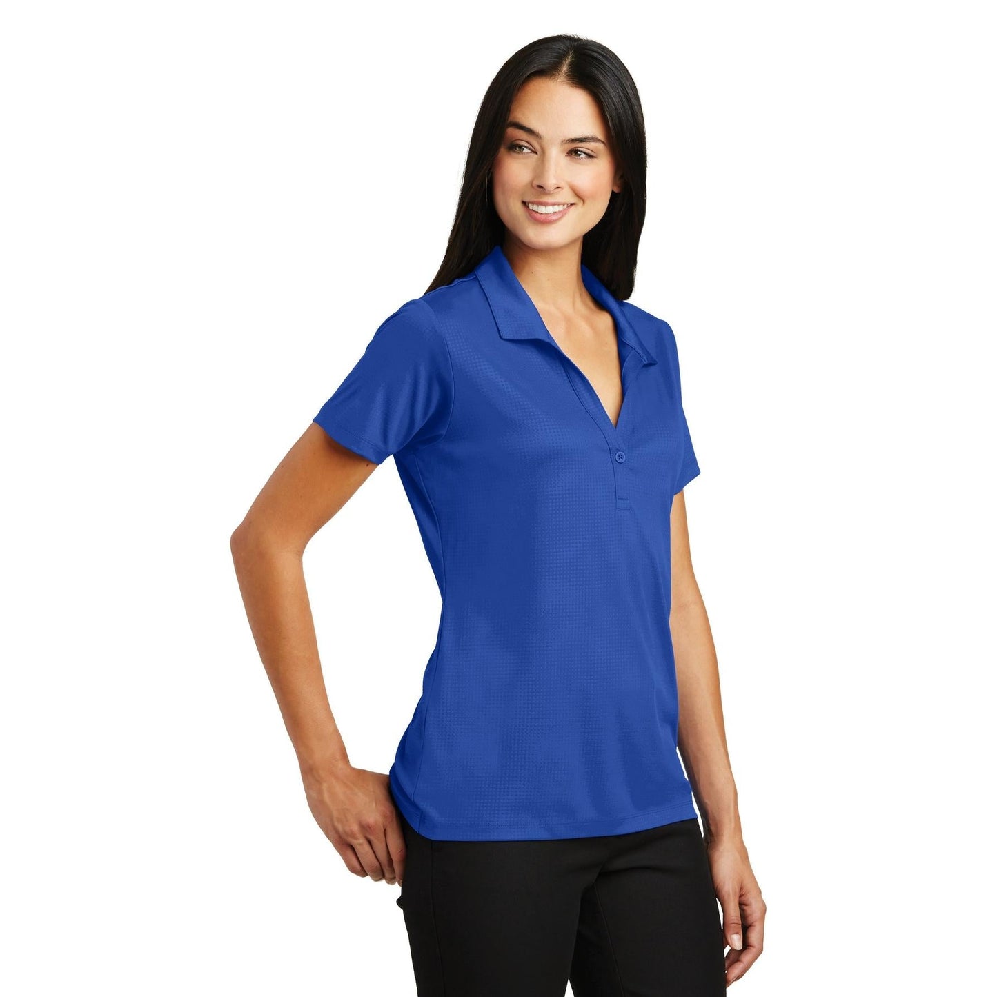 Black Polo Shirts - Sport-Tek - Embossed Polyester