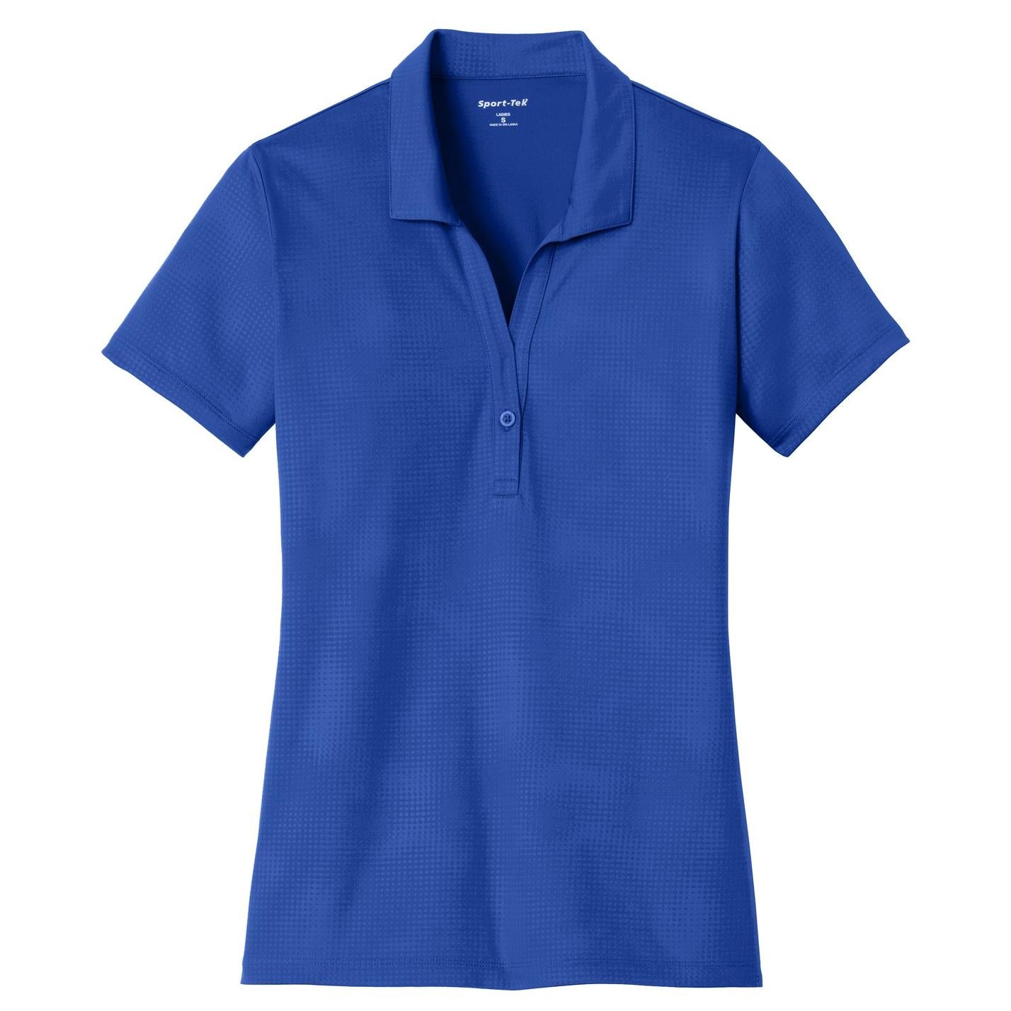 Black Polo Shirts - Sport-Tek - Embossed Polyester