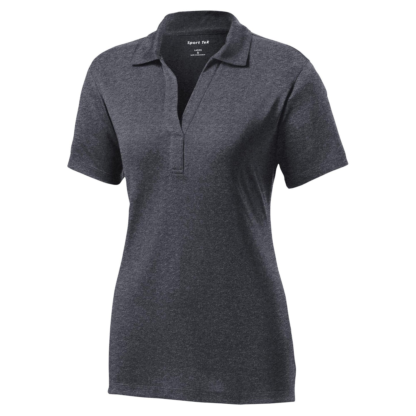 Blue Wake Heather Polo - Sport-Tek - Moisture-Wicking