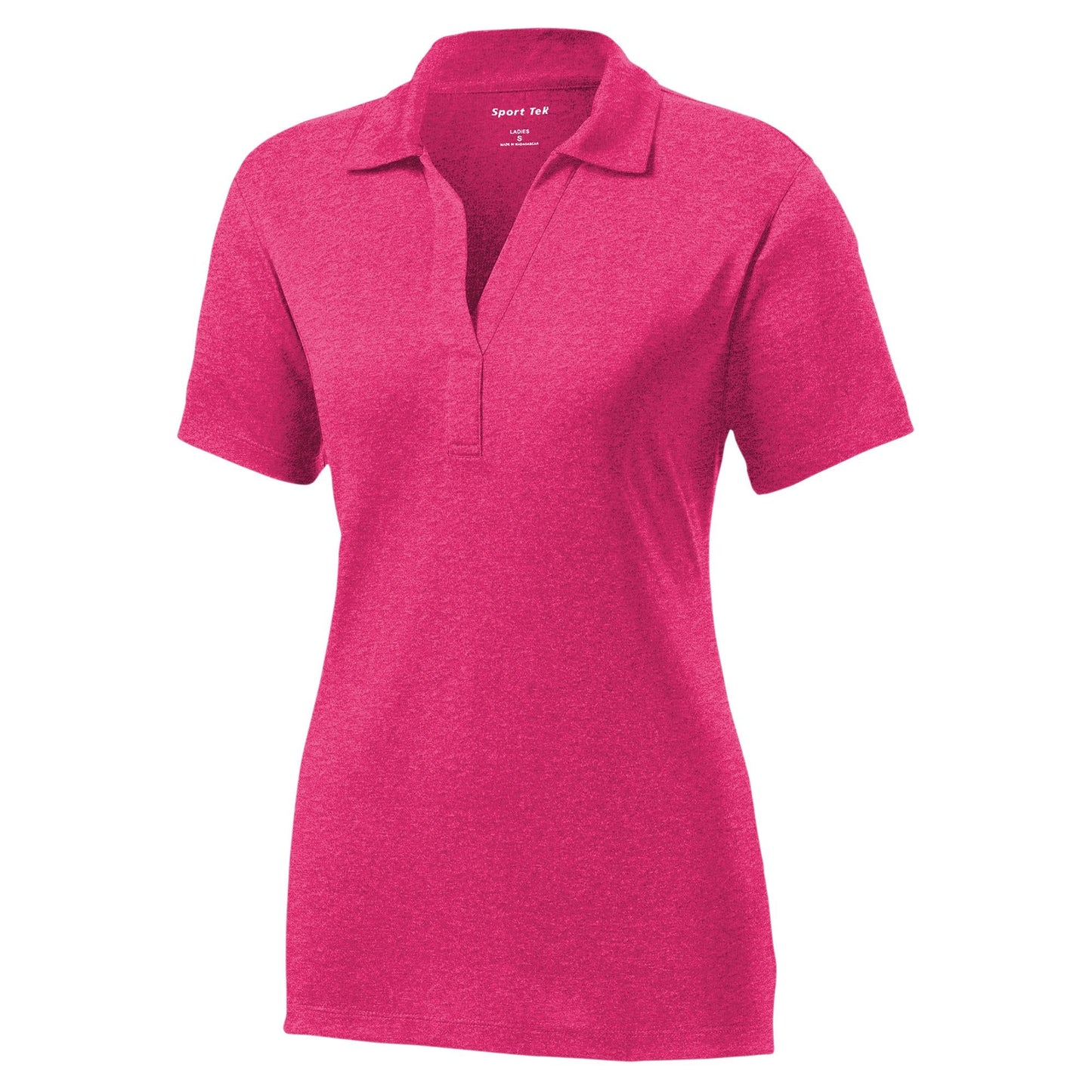 Blue Wake Heather Polo - Sport-Tek - Moisture-Wicking
