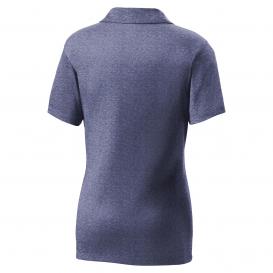 Blue Wake Heather Polo - Sport-Tek - Moisture-Wicking