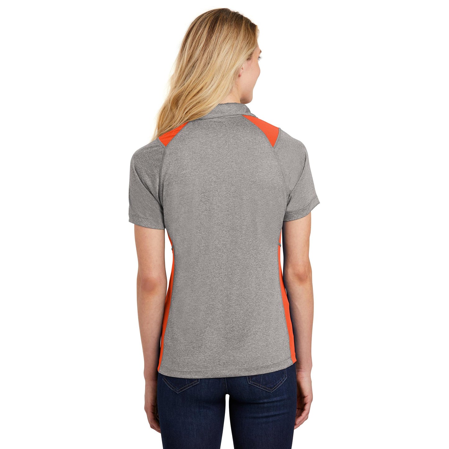 Graphite Heather Polo - Sport-Tek - Soft Fabric