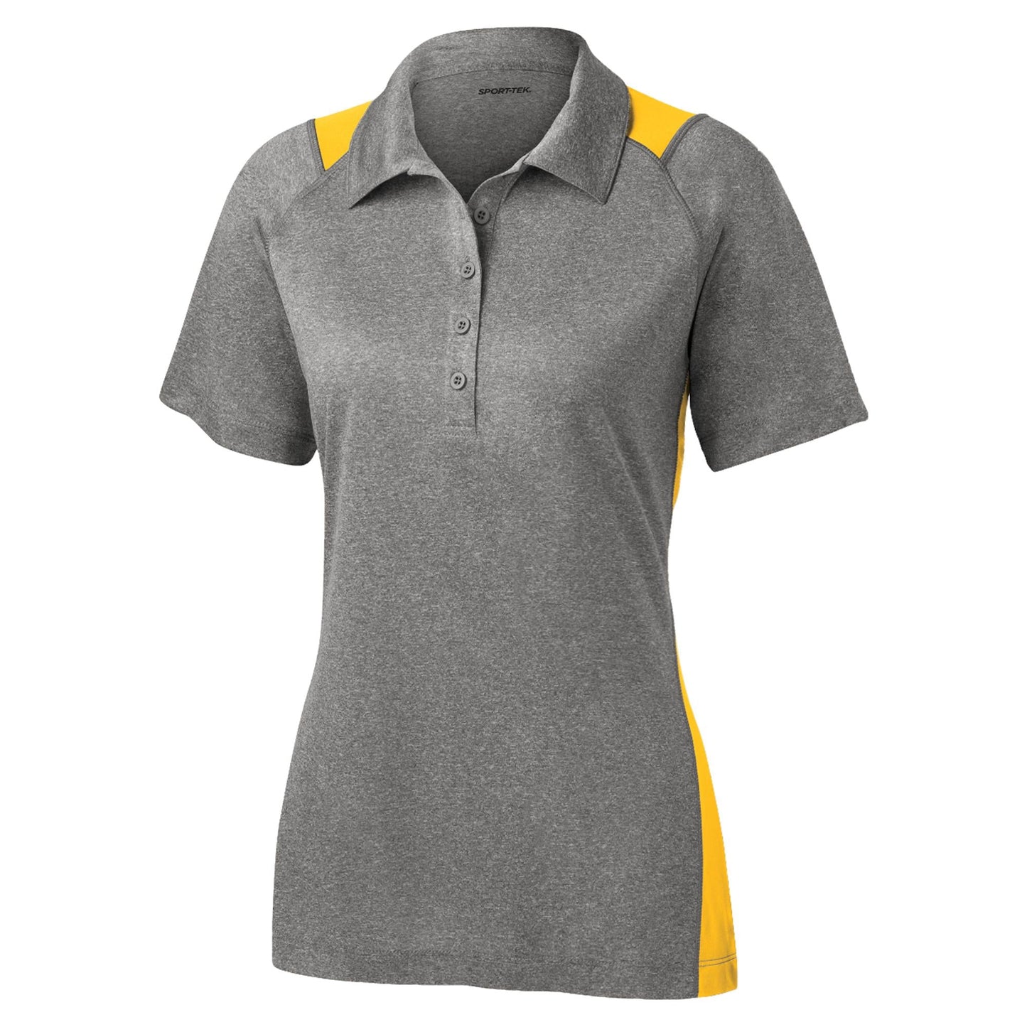 Graphite Heather Polo - Sport-Tek - Soft Fabric