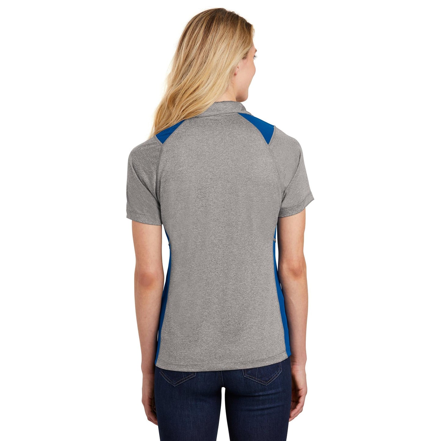 Graphite Heather Polo - Sport-Tek - Soft Fabric