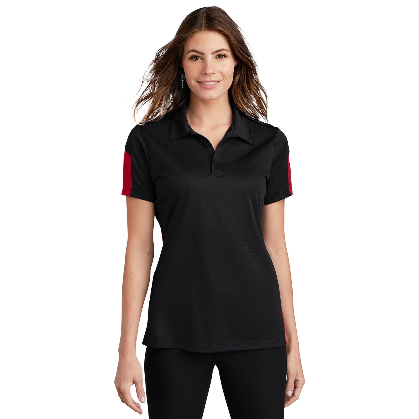 Black/Grey Polo Shirt - Sport-Tek - Snag-Resistant