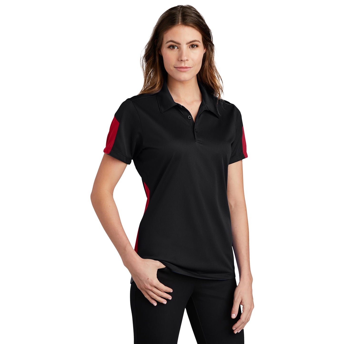 Black/Grey Polo Shirt - Sport-Tek - Snag-Resistant