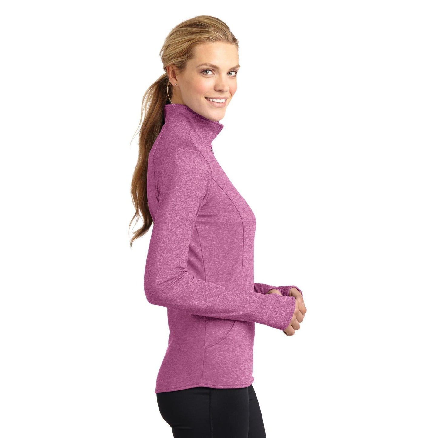Charcoal Grey Heather Sweatshirt - Sport-Tek - Soft Fabric